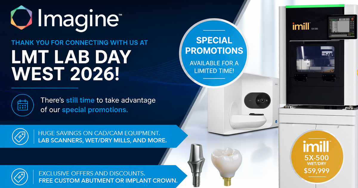 Imagine Machine Lab Imagine LAB DAY® West 2026 Show Specials